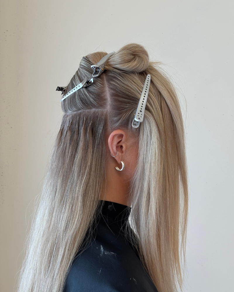 K-Tip keratin bond hair extensions at James Collective Hair North Lakes