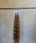 Copper slavic hair extensions