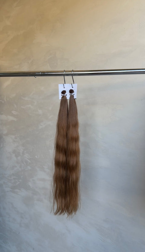 Copper slavic hair extensions