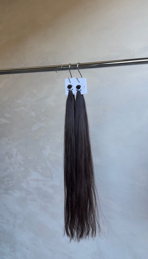 Dark brown slavic keratin bonds