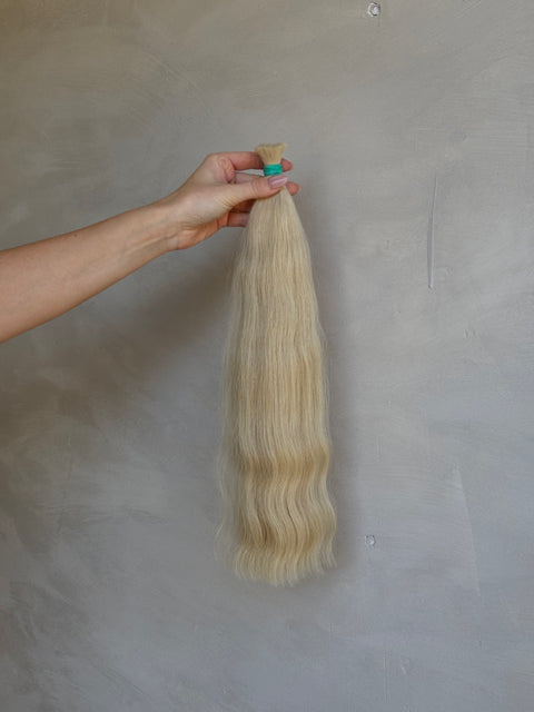 blonde Exclusive Virgin Slavic natural wave bulk hair