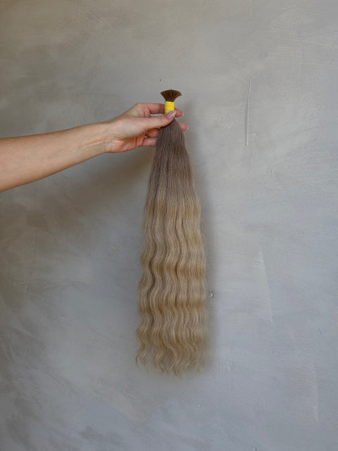 Premium Slavic beige blonde hair supplier brisbane 