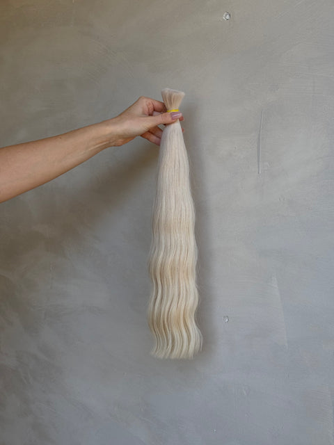 Premium Slavic bright blonde keratin bond extensions available in australia 
