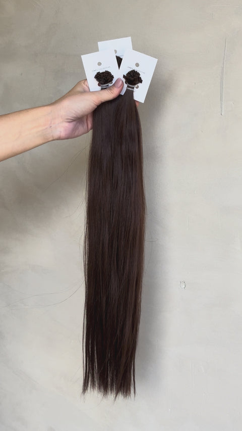 Slavic brunette hair bundles