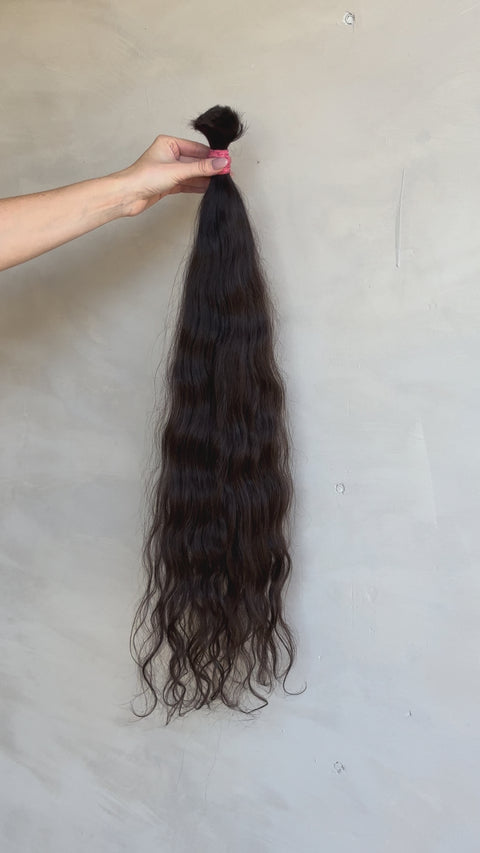 natural texture and colour virgin hair extensions
