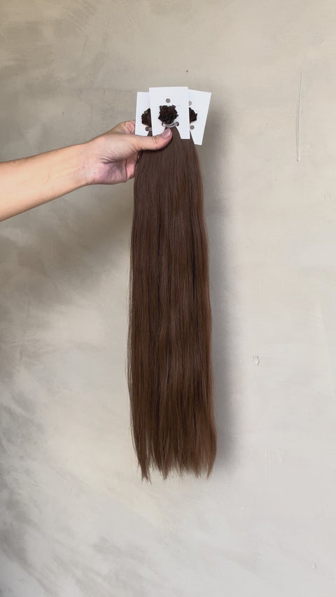 Chocolate brown slavic keratin bonds