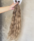 Slavic wavy hair extensions